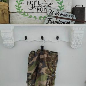Boy's Camo Shorts,. Size 7 - Old Navy - Great distressed look -  Great value